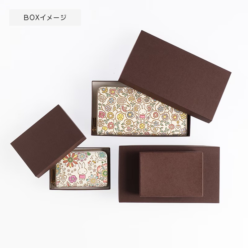 文庫革 ファスナー小銭入れ ミツバチ | ミッフィーのお花屋さん Flower