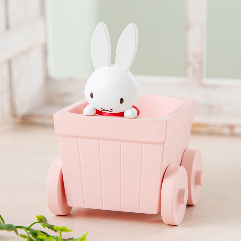 Flower Miffy はなぐるまミニポット ピンク | ミッフィーのお花屋さん