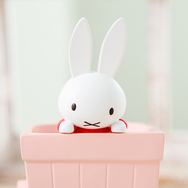 Flower Miffy はなぐるまミニポット ピンク | ミッフィーのお花屋さん