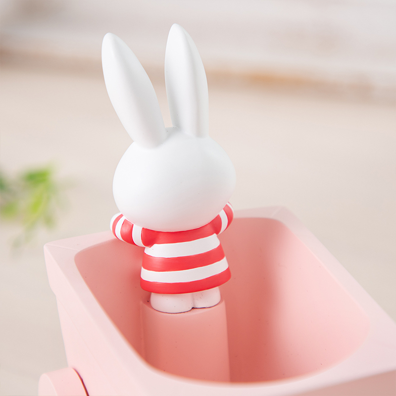 Flower Miffy はなぐるまミニポット ピンク | ミッフィーのお花屋さん