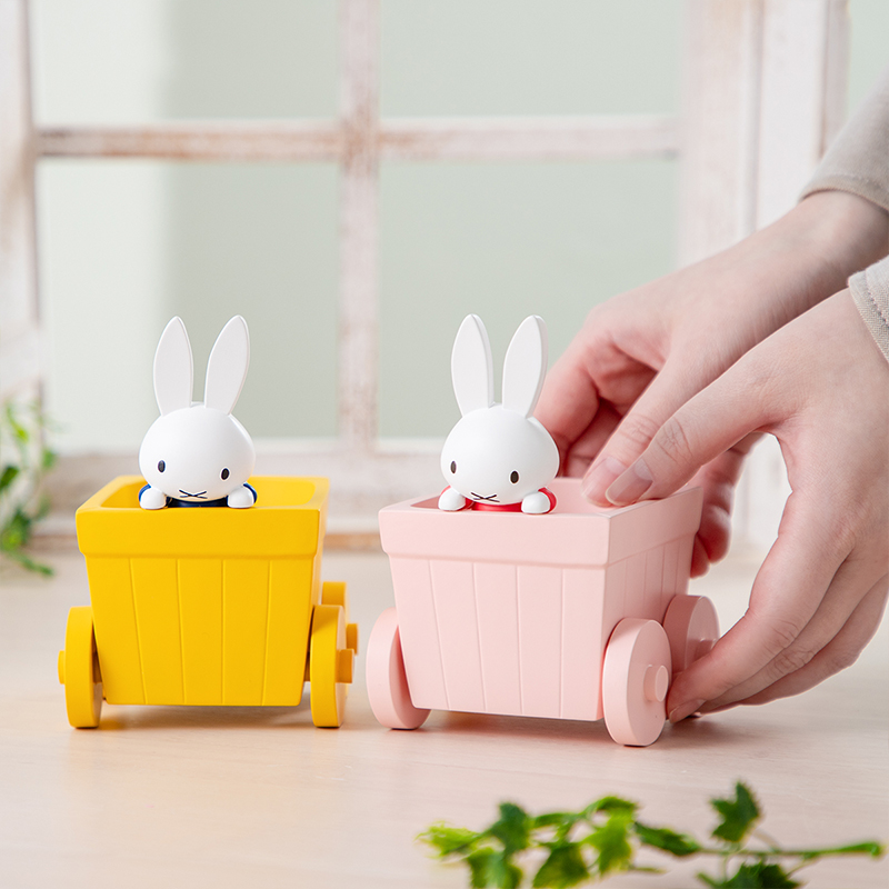 Flower Miffy はなぐるまミニポット ピンク | ミッフィーのお花屋さん