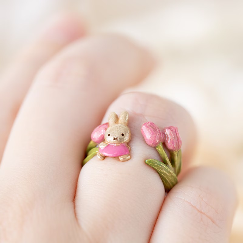 Flower Miffy パルナートポックコラボ フラワーリング チューリップ