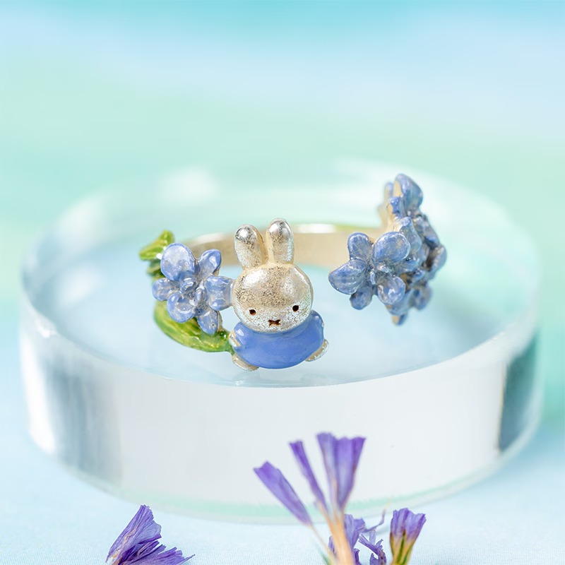 Flower Miffy パルナートポックコラボ フラワーリング デンファレ