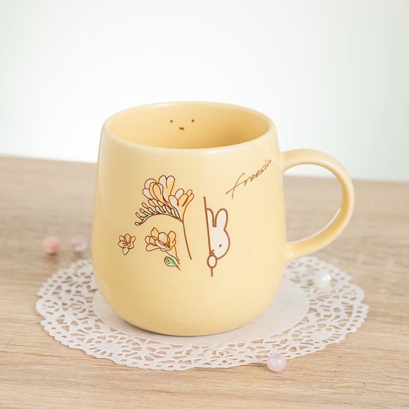Flower Miffy バースデーフラワーマグカップ フリージア アート