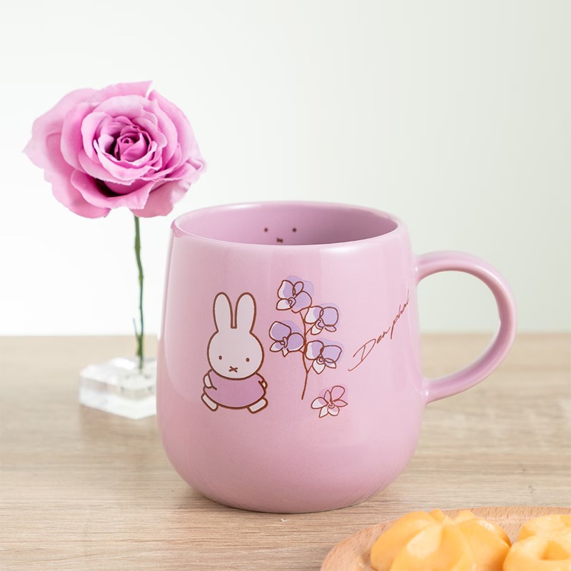 インテリア　フラワーセット④ Flower Miffy バースデーフラワーマグカップ デンファレ アート