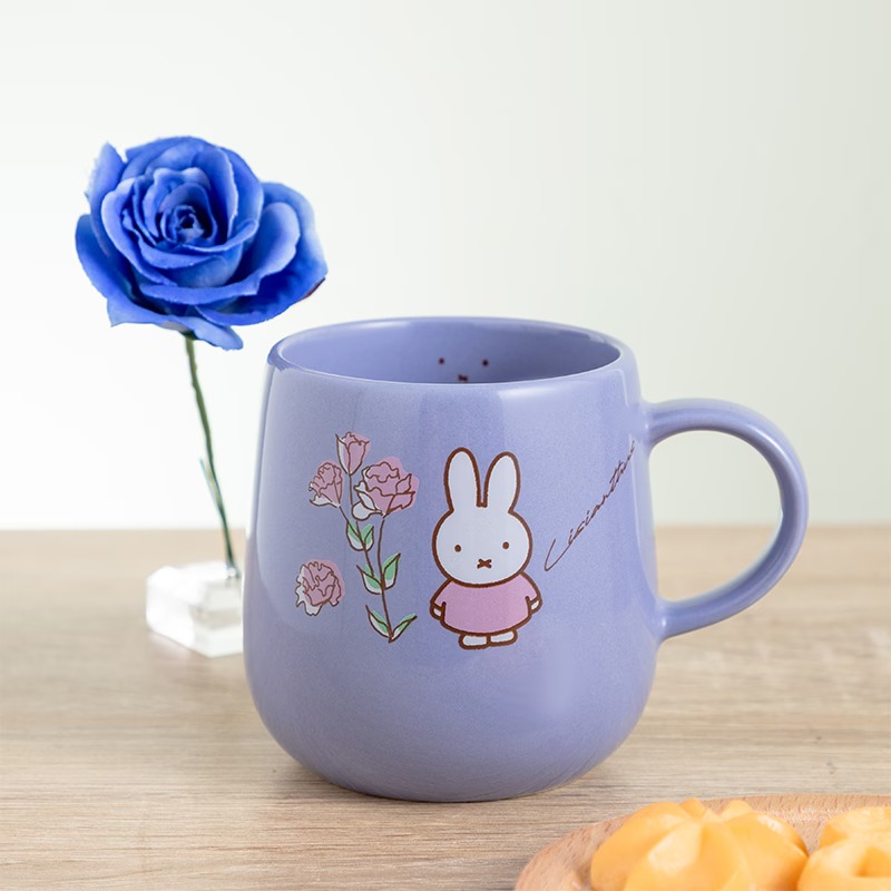 Flower Miffy バースデーフラワーマグカップ トルコキキョウ アート