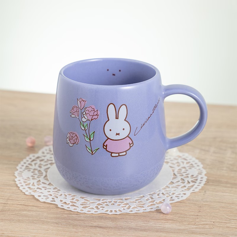 Flower Miffy バースデーフラワーマグカップ トルコキキョウ アート