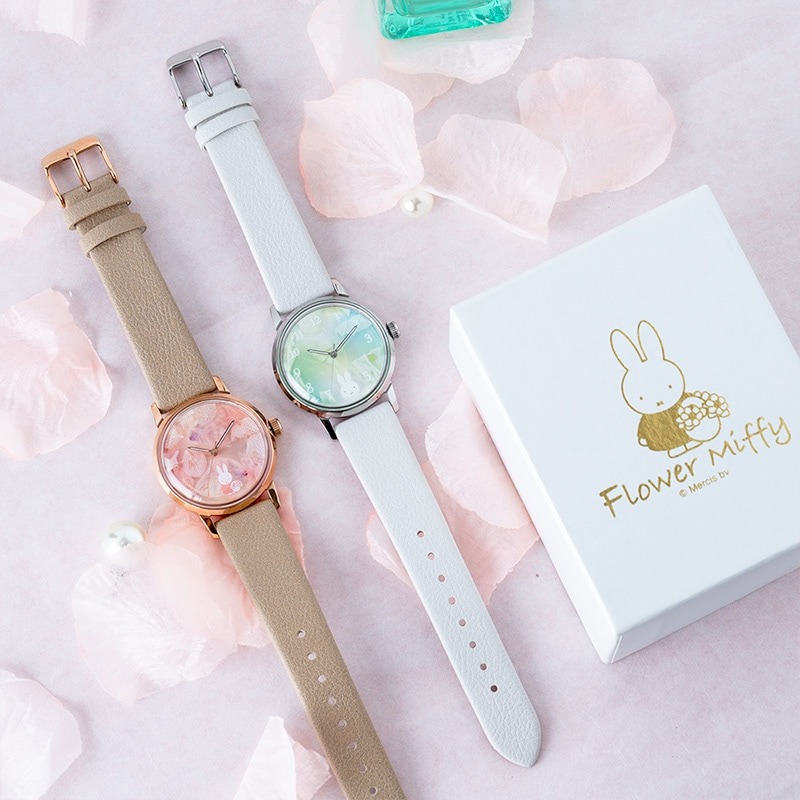 Flower Miffy LOV-IN BOUQUET プリザーブドフラワーウォッチ SAKURA