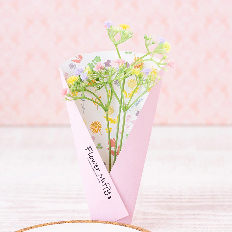 Flower Miffy バースデーフラワーミニタオル スイートピー アート