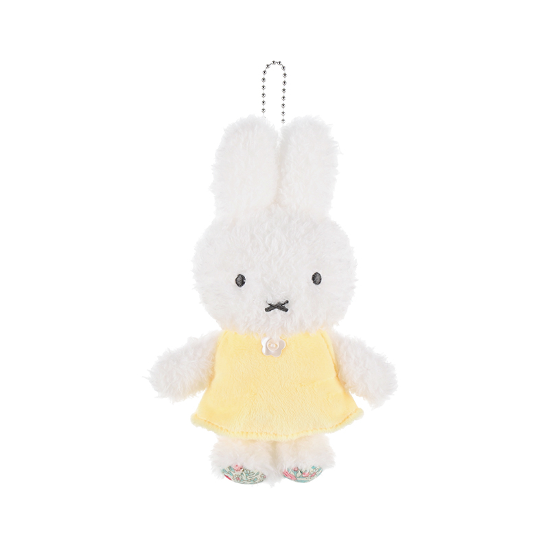 Flower Miffy ほわほわマスコット ミモザイエロー アートフラワー