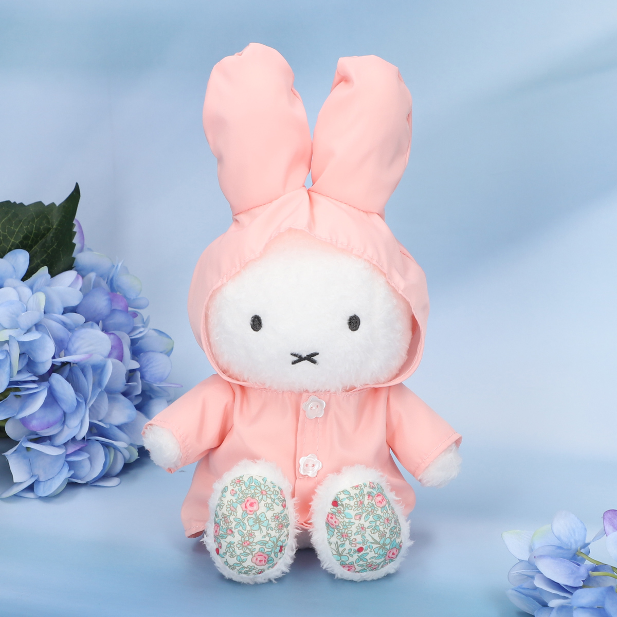 Flower Miffy 着せかえほわほわぬいぐるみ&着せかえお洋服レインコート
