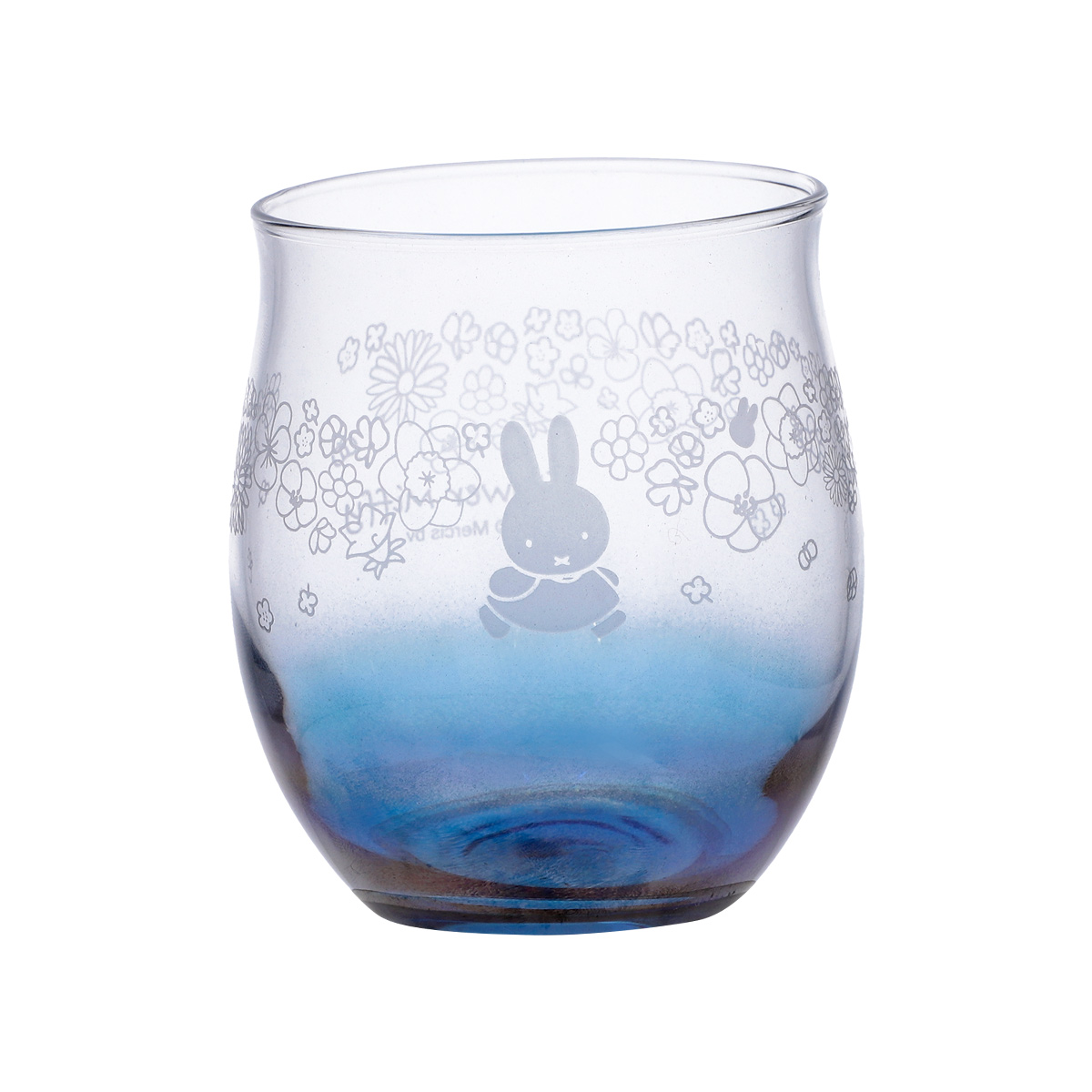 Flower Miffy カラフルグラス フラワーフリル ブルー アートフラワー