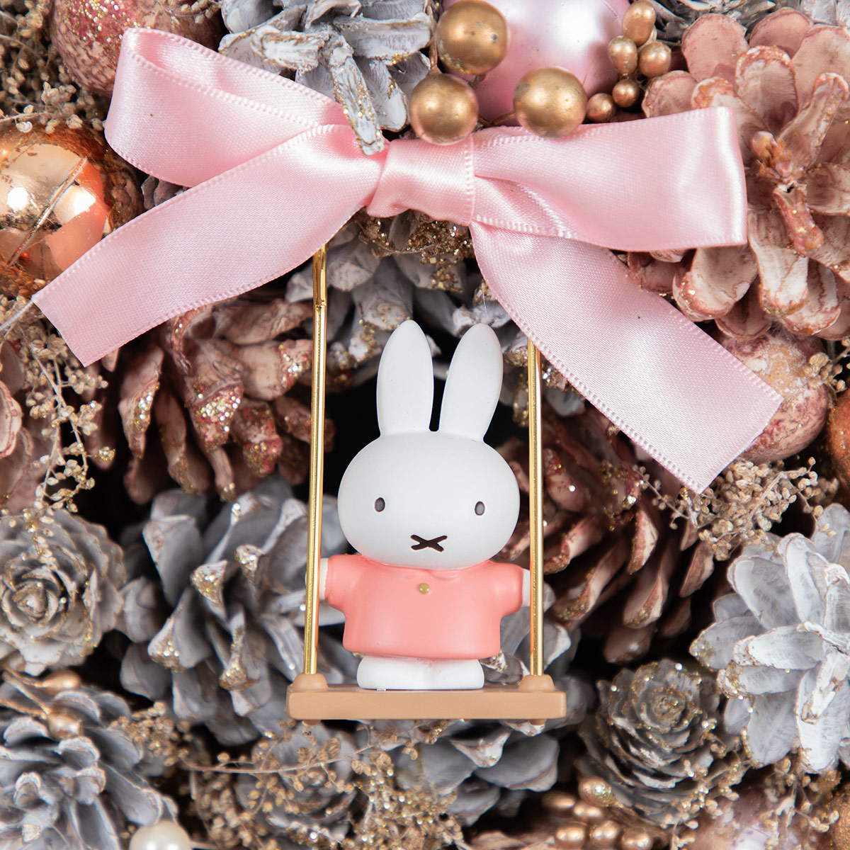 予約商品：クリスマス】Flower Miffy クリスマスリース ブランコ