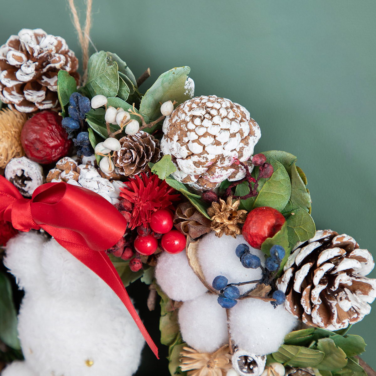予約商品：クリスマス】Flower Miffy クリスマスリース ほわほわ