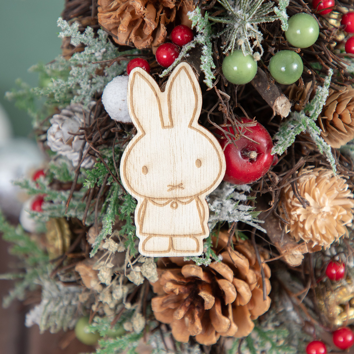 予約商品：クリスマス】Flower Miffy クリスマスツリーオブジェ