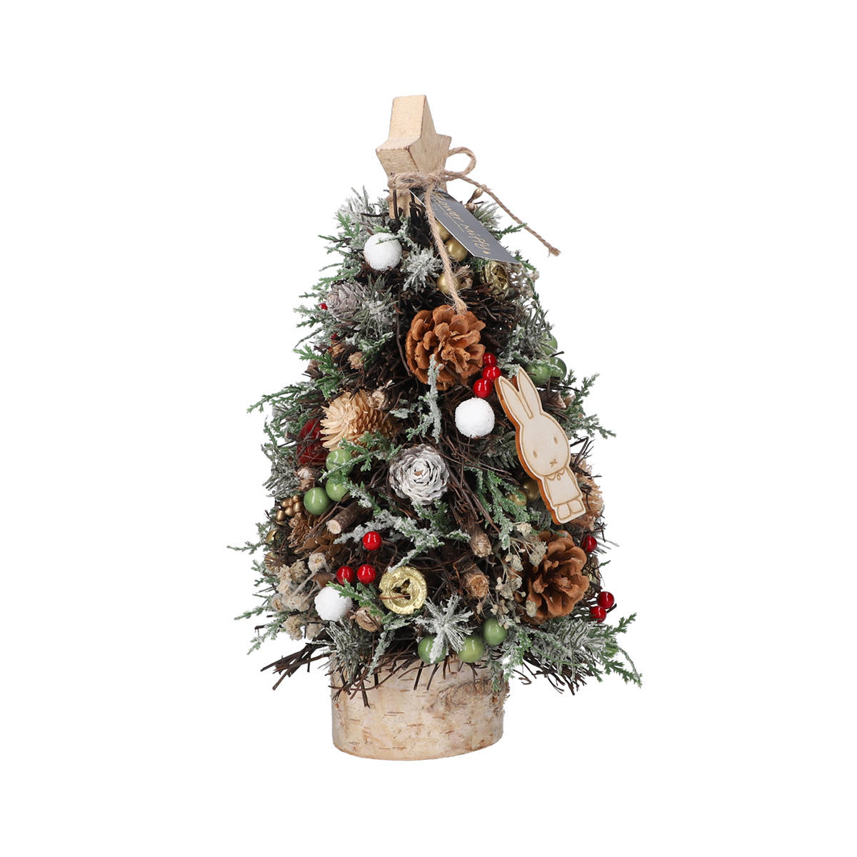 予約商品：クリスマス】Flower Miffy クリスマスツリーオブジェ