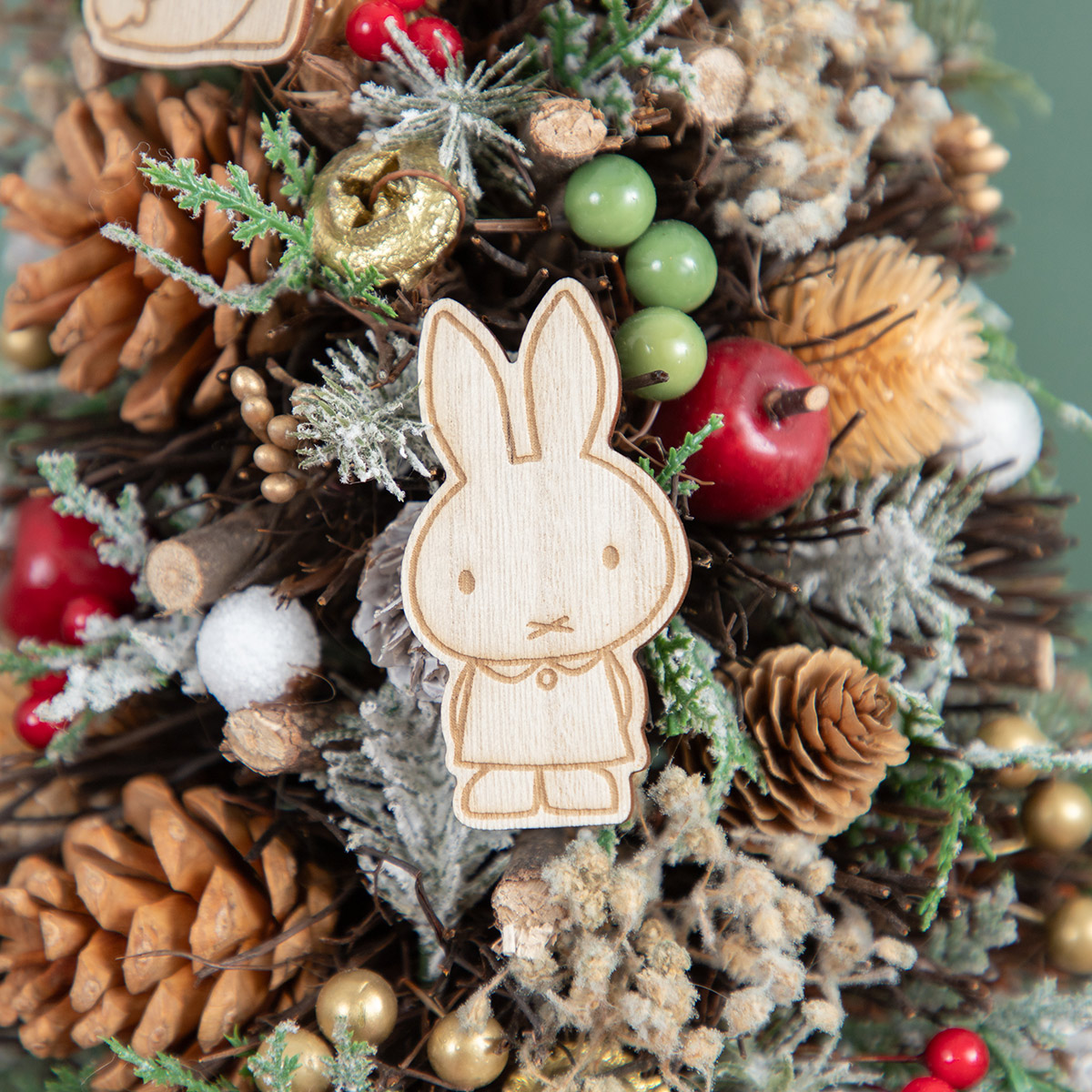 予約商品：クリスマス】Flower Miffy クリスマスツリーオブジェ