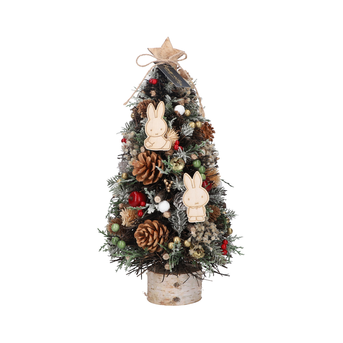 予約商品：クリスマス】Flower Miffy クリスマスツリーオブジェ