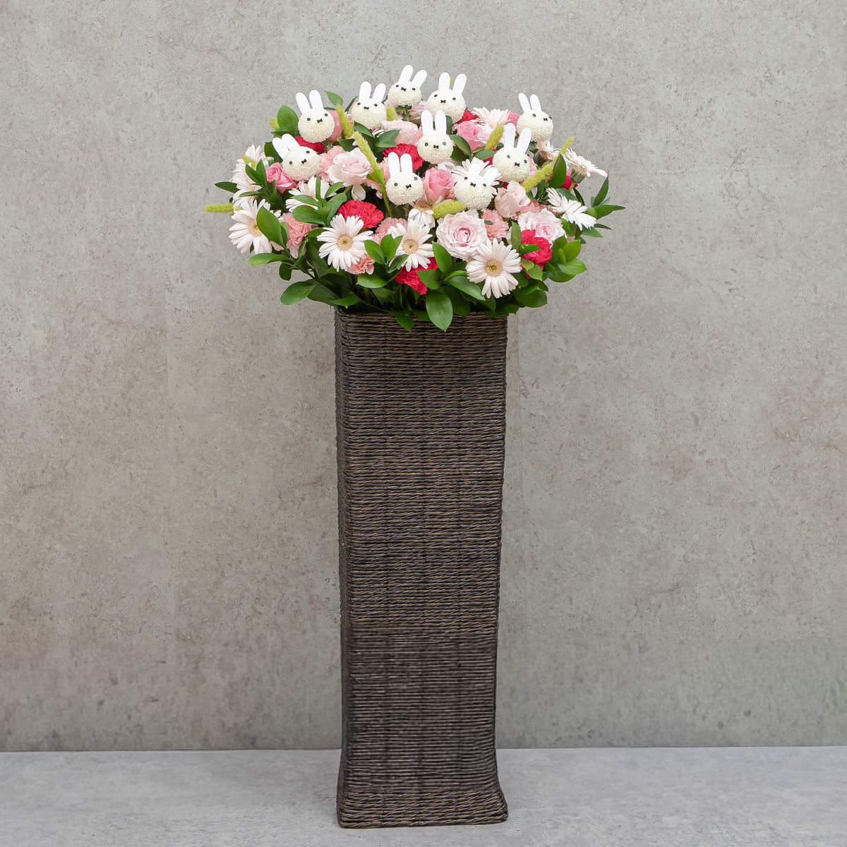 直送商品D】Flower Miffy ミッフィーマムスタンディングアレンジ