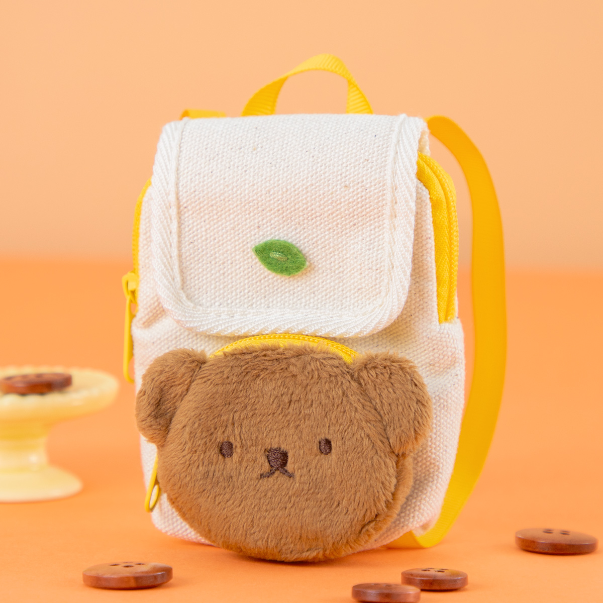 Flower Miffy ほわほわぬいぐるみといっしょ キャンバスミニリュック