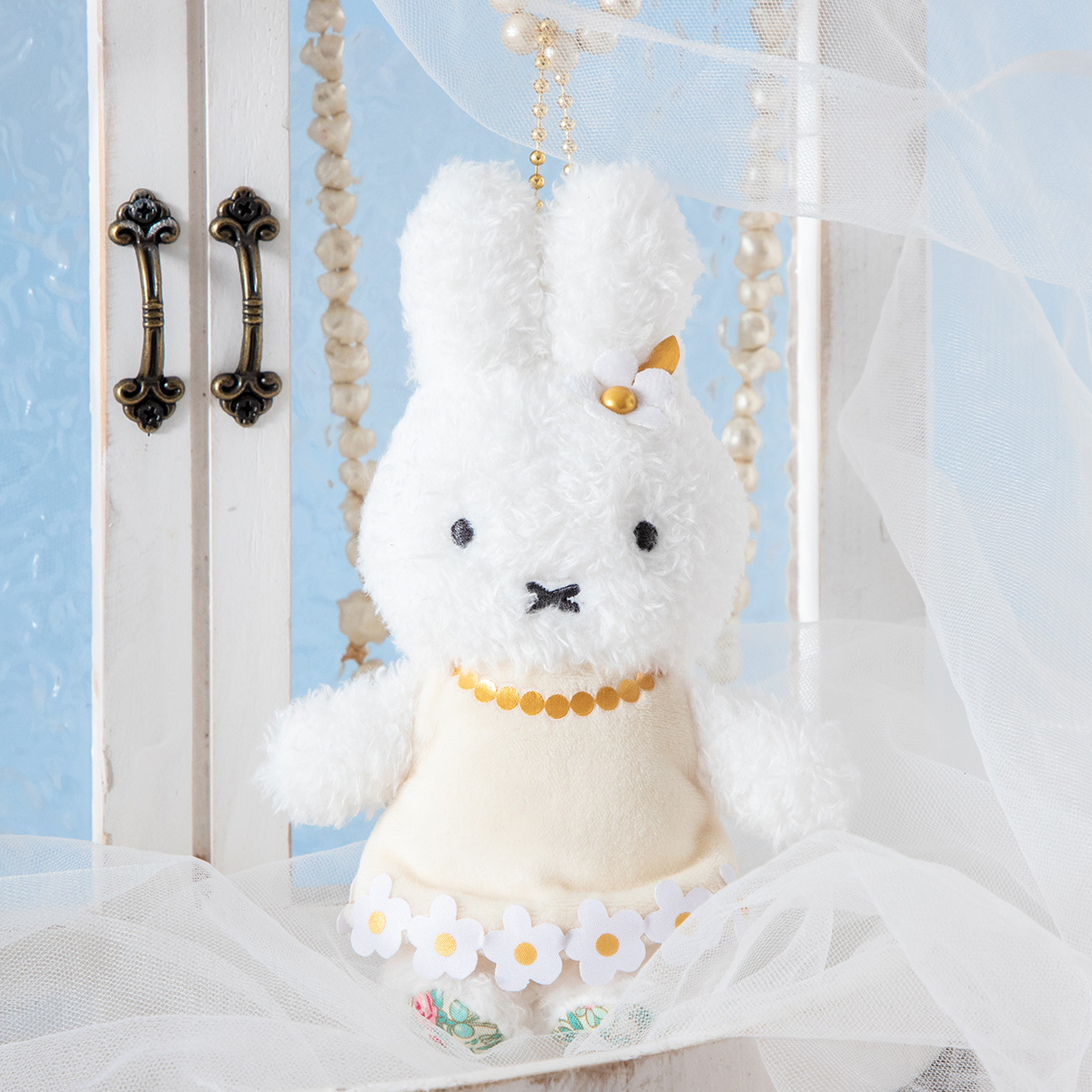 Flower Miffy ほわほわウェディングペアマスコット アートフラワー
