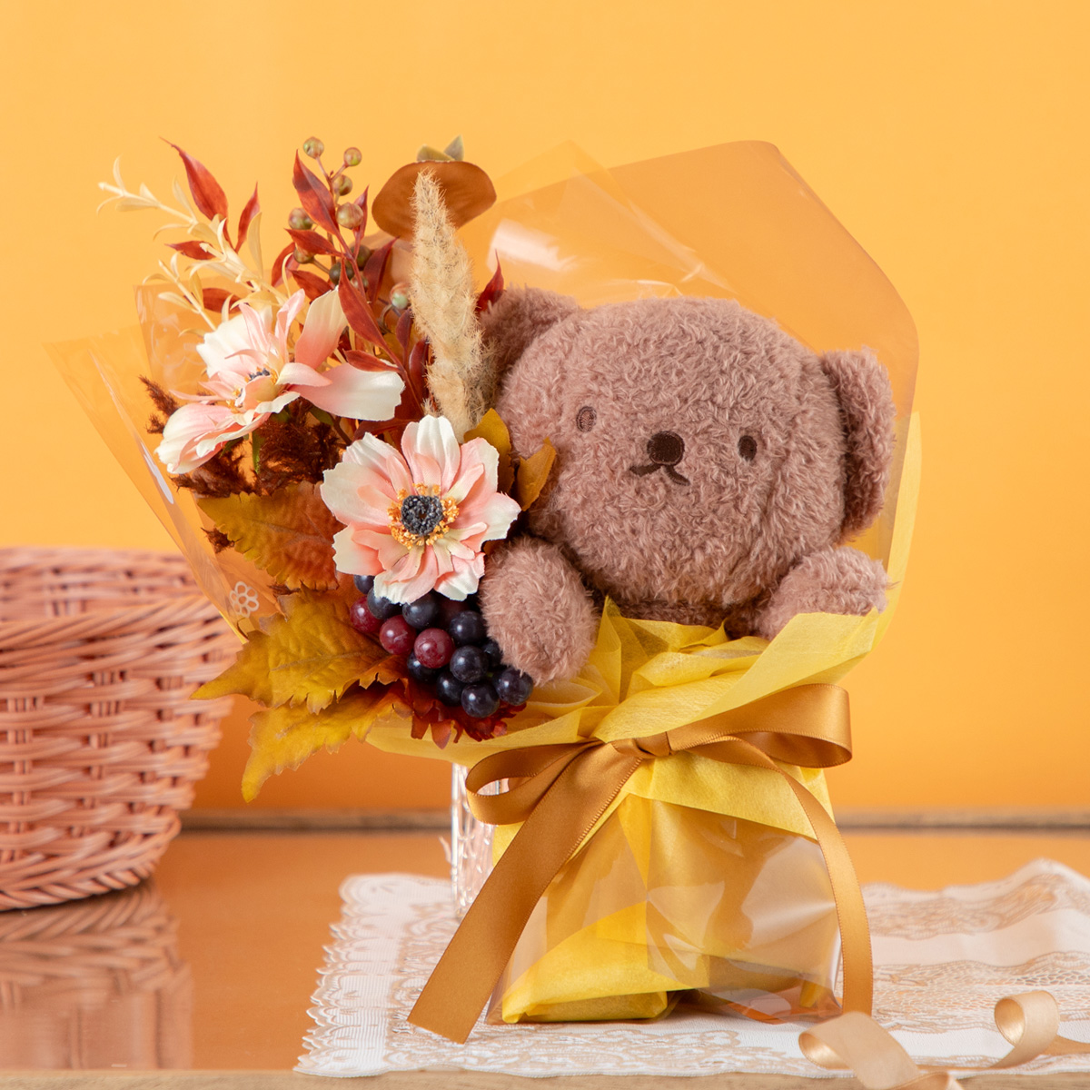 Flower Miffy ほわほわぬいぐるみブーケ オータム ボリス | ミッフィー